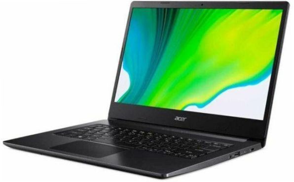 14" Acer Aspire 3 A314-22-R7SR kannettava tietokone (1920x1080, AMD Ryzen 3 2.6GHz, 4GB RAM, 128GB SSD, Win10 Home), NX.HVVER.001, musta