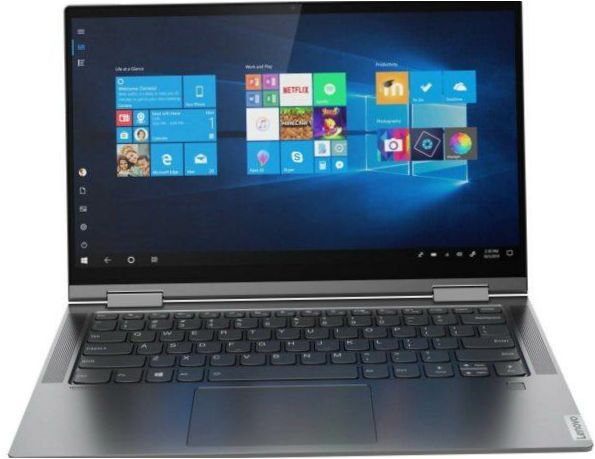 14" Lenovo Yoga C740-14IML kannettava tietokone (1920x1080, Intel Core i5 1.6GHz, 16GB RAM, 1TB SSD, Win10 Home), 81TC008, raudanharmaa