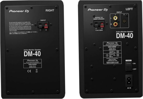 Pioneer DJ DM-40 musta