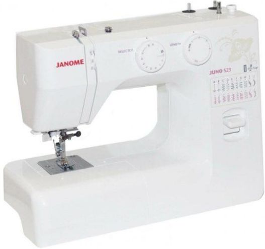 Janome Juno 523, valkoinen