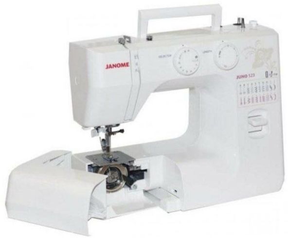 Janome Juno 523, valkoinen