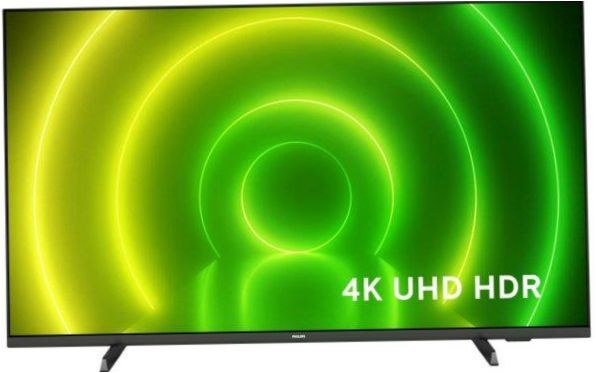 55 " Philips 55PUS7406/60 LED HDR (2021) TV, musta