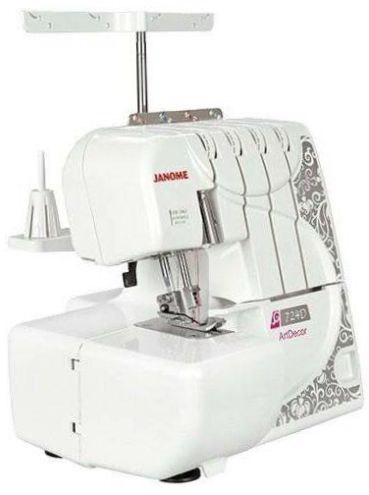 Janome ArtDecor 724D valkoinen harmaa