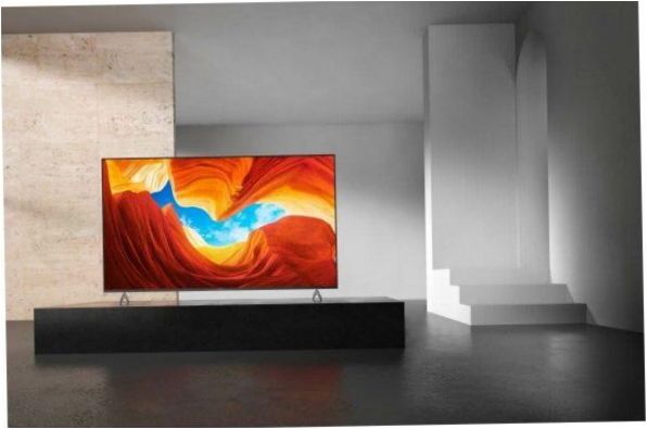 65" Sony KD-65XH9077 LED-televisio, HDR, Triluminos (2020), hopea