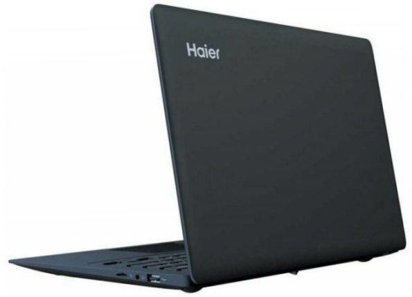 14.1" Haier A1410ED kannettava tietokone (1366x768, Intel Celeron 1.1GHz, 4GB RAM, 64GB eMMC, DOS), JM02VFE0, musta