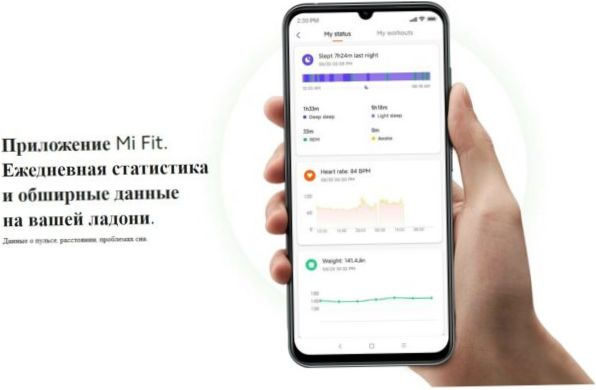 Xiaomi Mi Smart Band 5 älykäs ranneke - yhteensopivuus: iOS