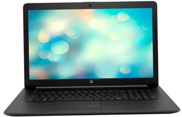 17.3" HP 17-by2016ur kannettava tietokone (1600x900, Intel Pentium Gold 2.4GHz, 4GB RAM, 256GB SSD, DOS), 22Q61EA, musta