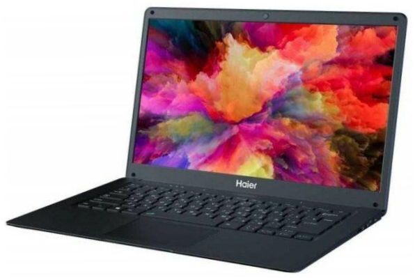 14.1" Haier A1410ED kannettava tietokone (1366x768, Intel Celeron 1.1GHz, 4GB RAM, eMMC 64GB, DOS), JM02VFE0, musta