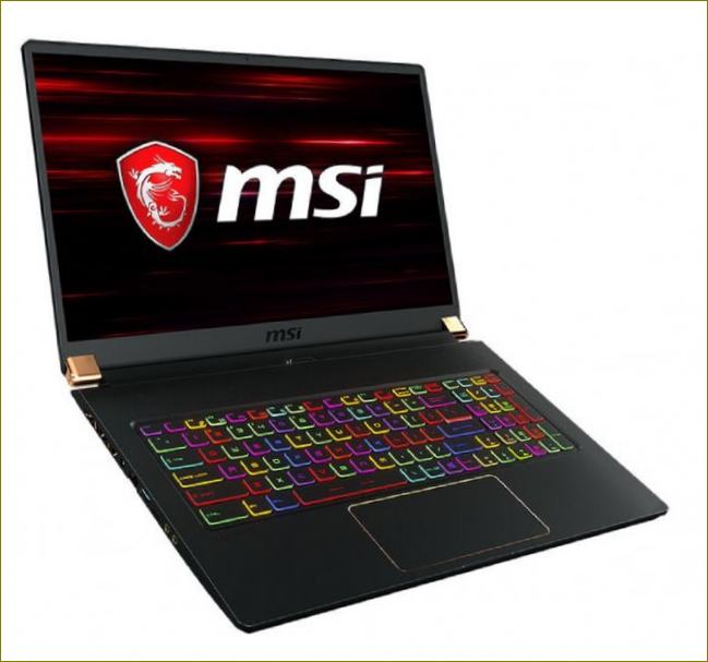 MSI GS75 kannettava tietokone kuva