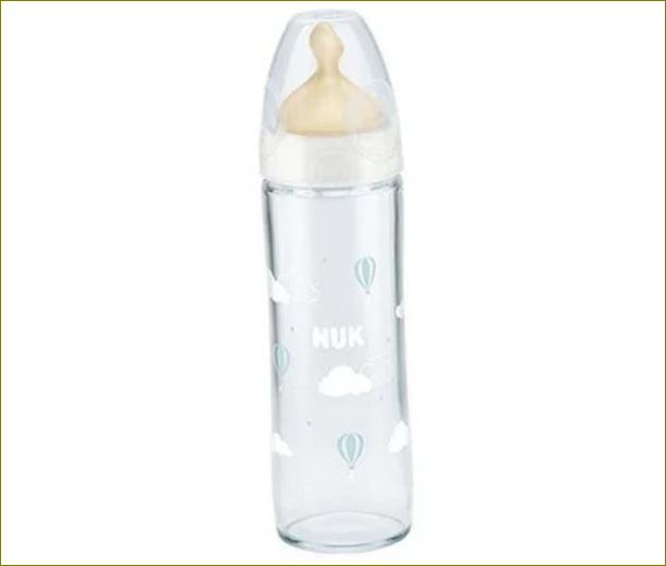 Nuk First Choice Classic -lasipullo, 240 ml