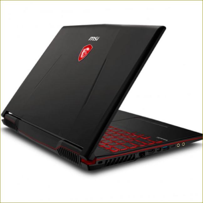 MSI GL63 kannettava tietokone malli