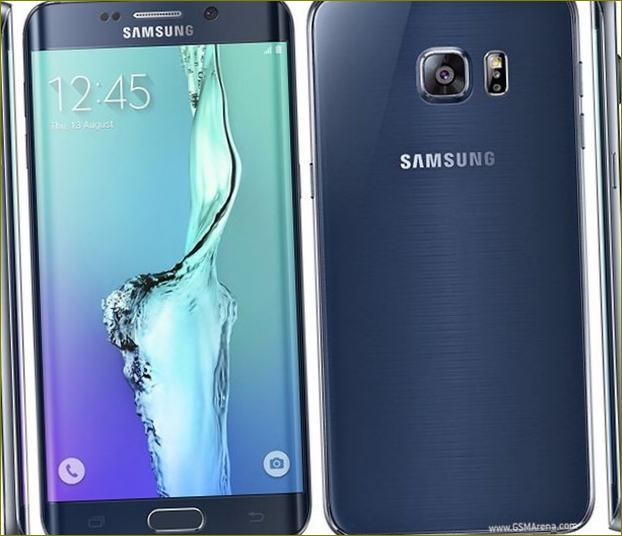 Samsung Galaxy S6 Edge sininen