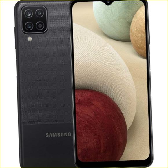 Osta Samsung Galaxy A12 64GB Black (SM-A125F) älypuhelin M.Video verkkokaupan kuvastosta parhaaseen hintaan toimituksineen, arvosteluineen, valokuvineen - Helsinki