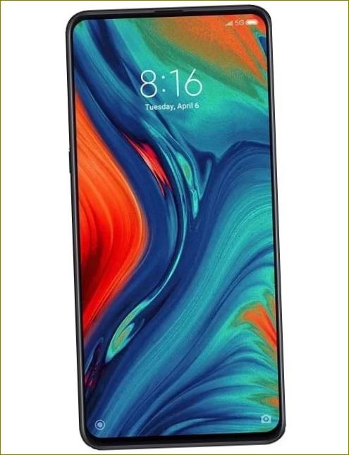 Xiaomi Mi Mix 3 5G 6/128GB, jossa on suuri näyttö