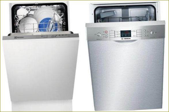 Boschin ja Electroluxin astianpesukoneet