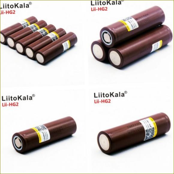 LiitoKala 18650 litiumparistot jopa 3000 mAh taskulamppuun, tehopankkiin, savukkeisiin, jne