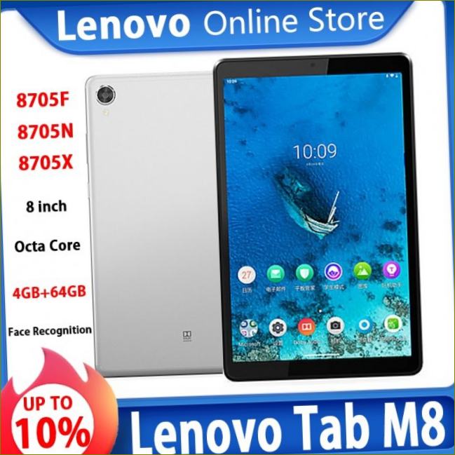 Lenovo YOGA Tab M8 Smart Tablet 8705F/N 8 tuuman 3G/4G RAM 32G/ 64G ROM Octa Core WiFi / LTE-versio 5100mAh kasvontunnistuksella FHD dolby | Tabletit | Aliexpress