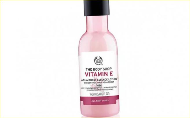 The Body Shop E-vitamiini Aqua Boost Essence Lotion -voidetta