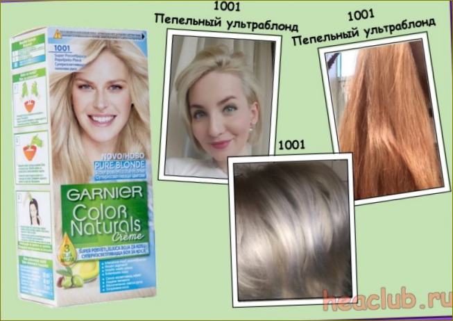 Garnier color naturals -värin arvaamaton tulos