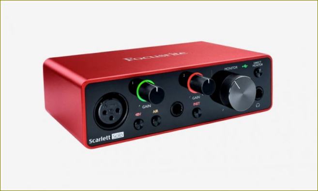 Focusrite Scarlett Solo 3rd Gen -äänikortti