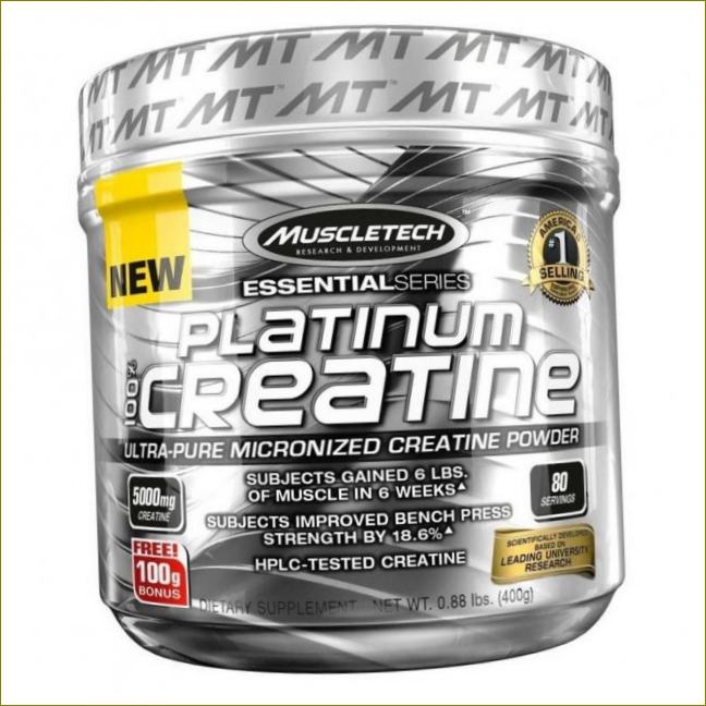 Platinum Creatine voi Muscletechiltä