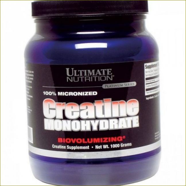 Ultimate Nutrition kreatiini monohydraatti